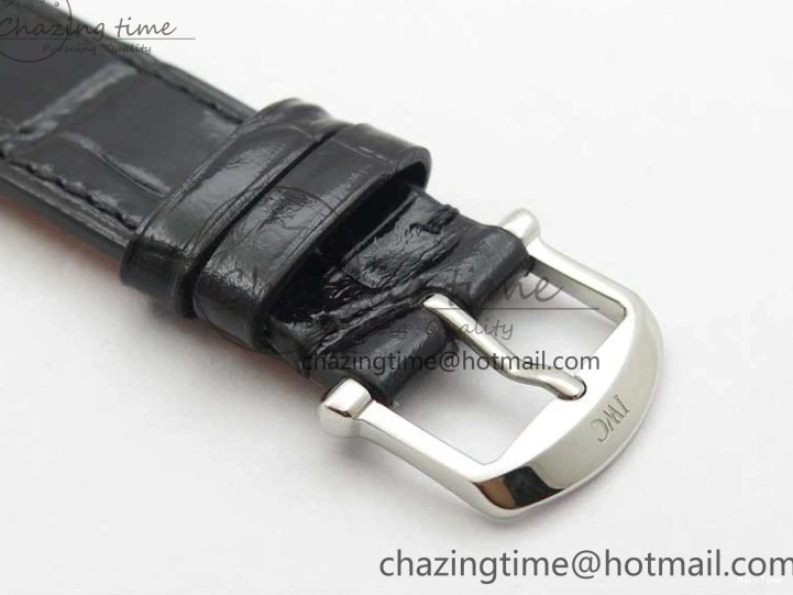 MIROTIME 0501 Portofino 37mm SS V7F 1:1 Best Edition Gray Dial on Black Leather Strap A Practical 7094